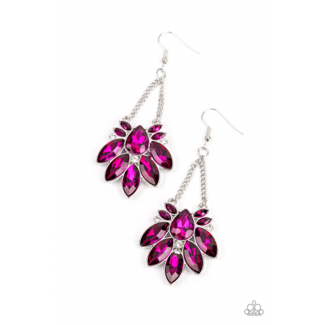 Prismatic Pageantry - Pink Earrings